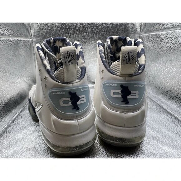RARE 🚀 Size 13 - Nike Barkley‎ Foam Posite Max Premium USA Olympics 588527-100 - Picture 7 of 9